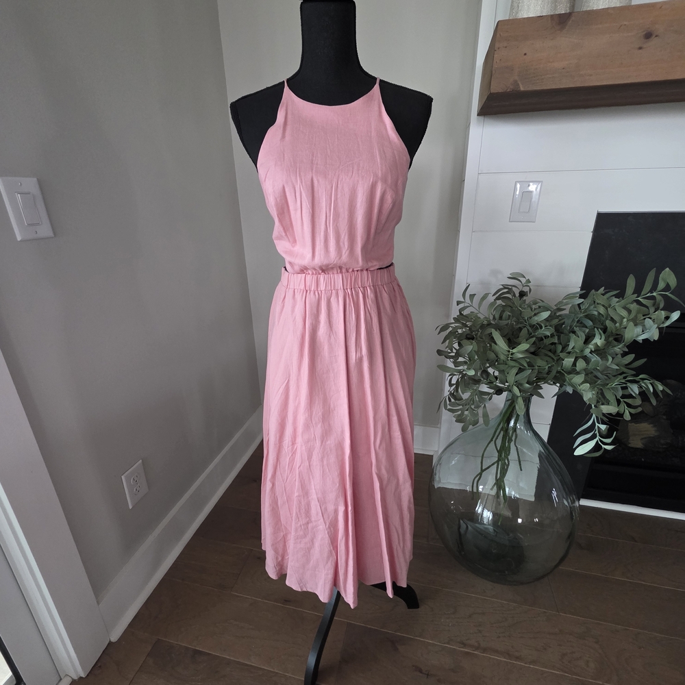 NWT!  MINKPINK Pink Halter Midi Dress